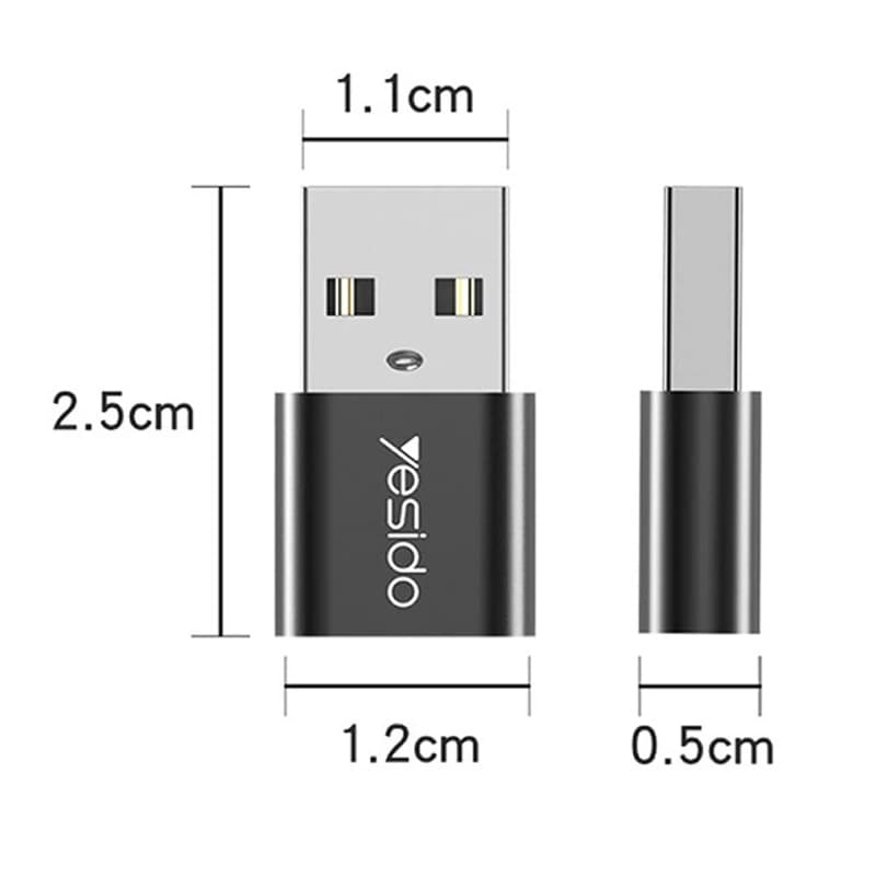 مبدل USB-C به USB یسیدو مدل Yesido GS09 — تصویر ۸