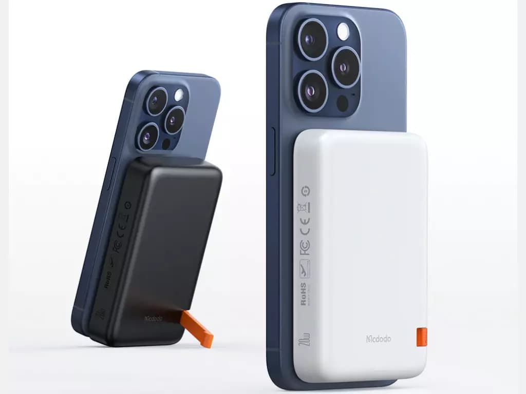 پاور بانک وایرلس مگنتی مک دودو Mcdodo MC-510 power magnetic 10000mah 20W — تصویر ۱۲