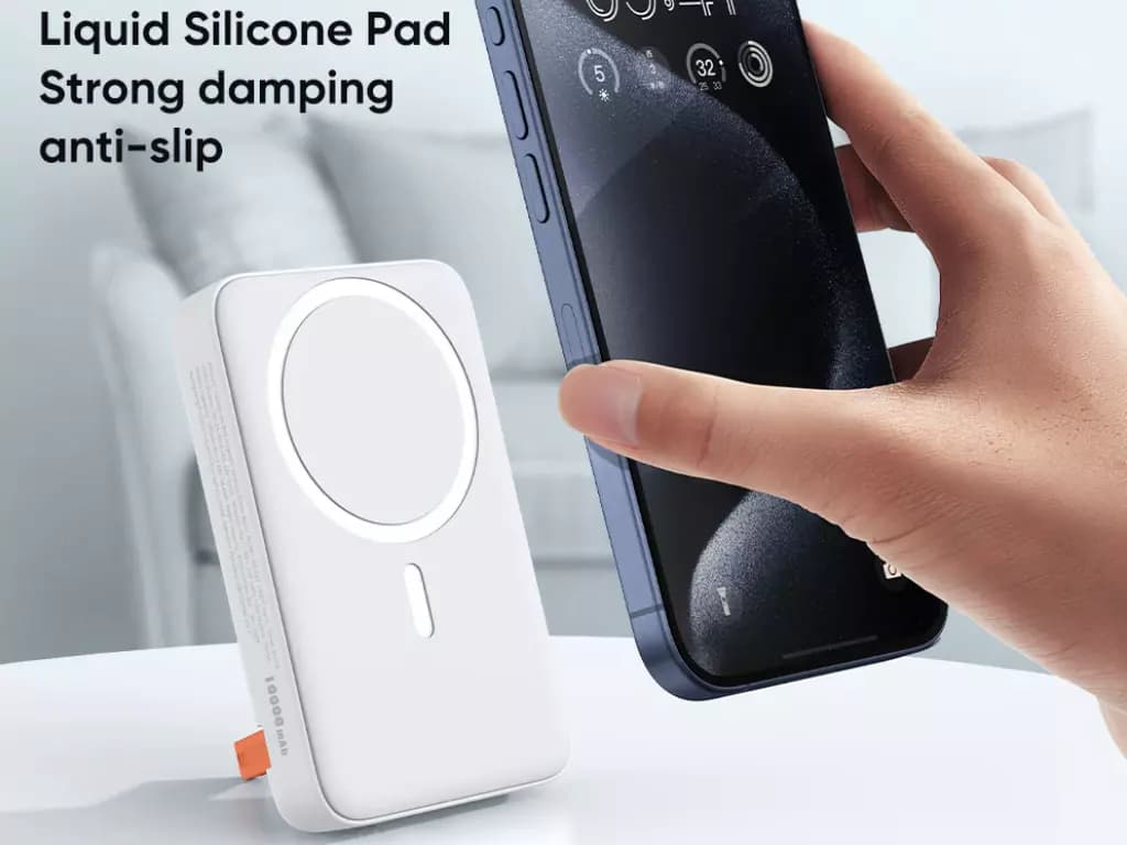 پاور بانک وایرلس مگنتی مک دودو Mcdodo MC-510 power magnetic 10000mah 20W — تصویر ۹