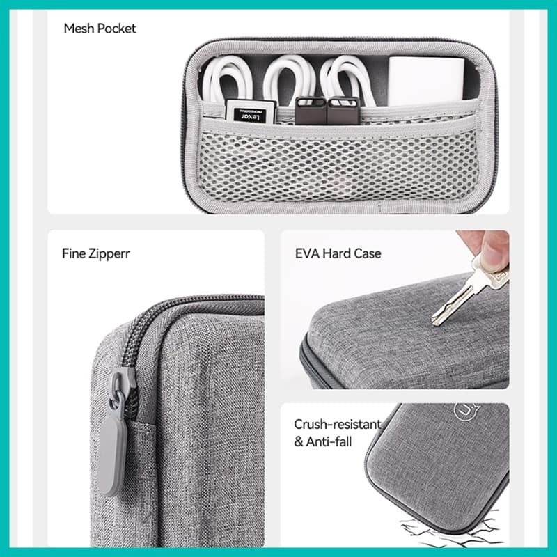 کیف هارد اکسترنال یوسمز مدل Usmas ZB263 storage bag — تصویر ۸