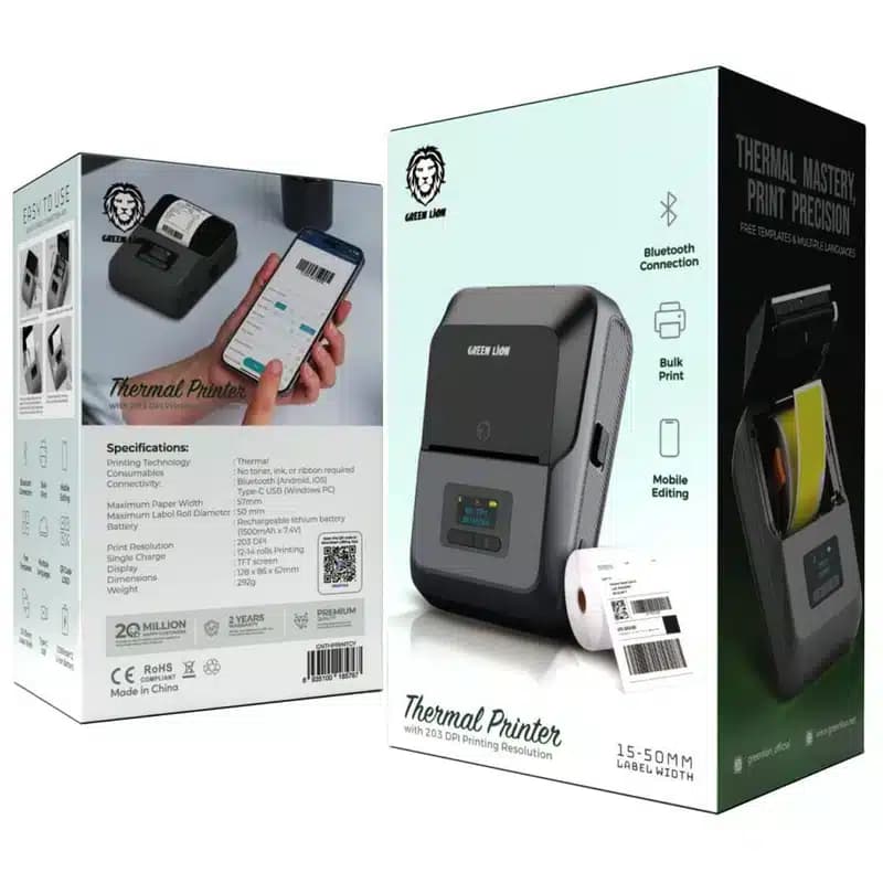 پرینتر حرارتی گرین لاین مدل Thermal Printer — تصویر ۱۲