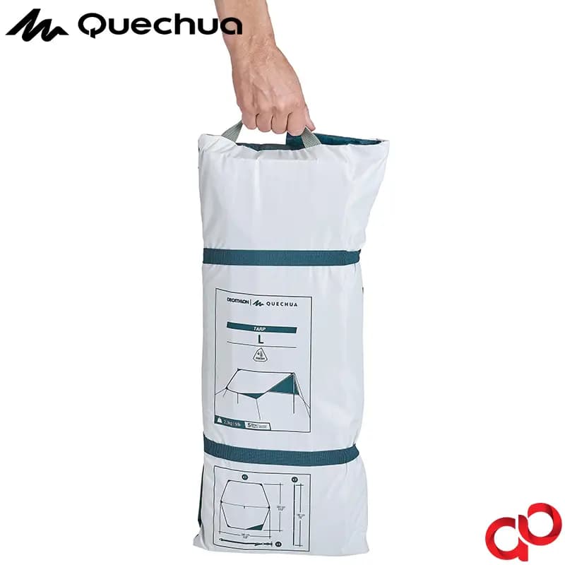 سایه بان سفری کچوا مدل QUECHUA TARP L FRESH — تصویر ۱۱