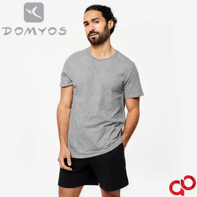 تی شرت ورزشی مردانه اسپرت دکتلون مدل DOMYOS 100