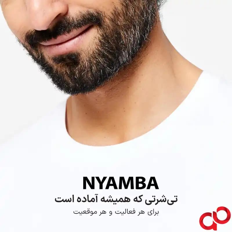 تی شرت ورزشی مردانه دکتلون NYAMBA مدل Fitness 100 — تصویر ۴