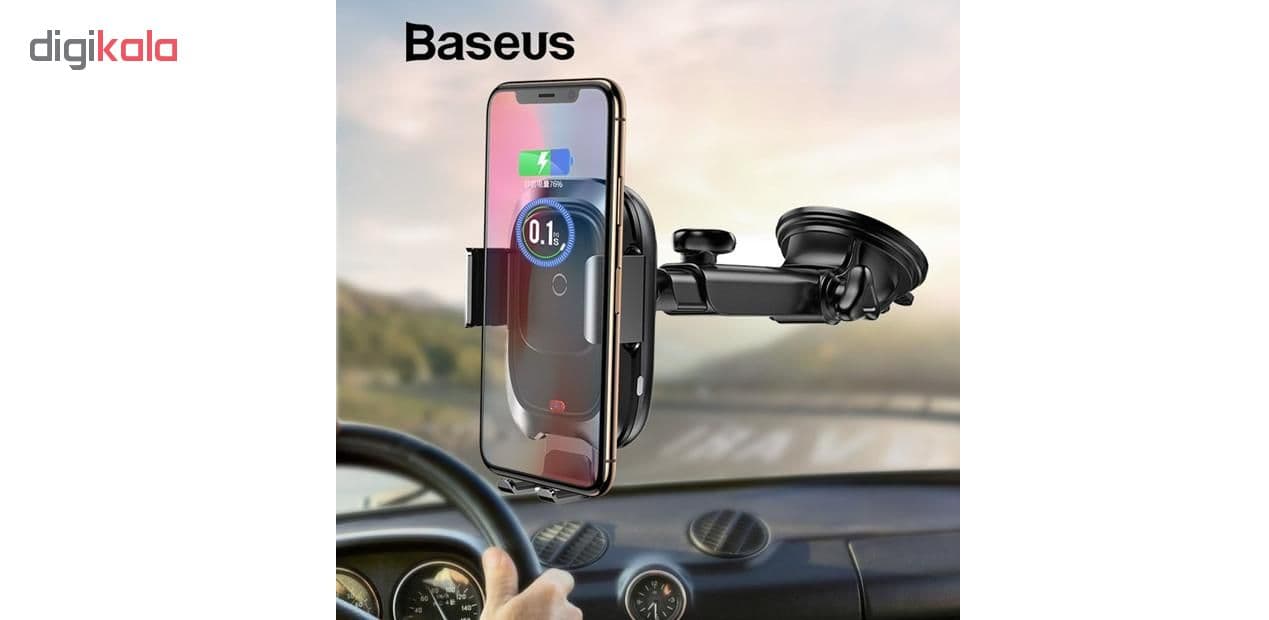 هولدر و شارژر وایرلس بیسوس مدل WXHW03 Light Electric Holder — تصویر ۶