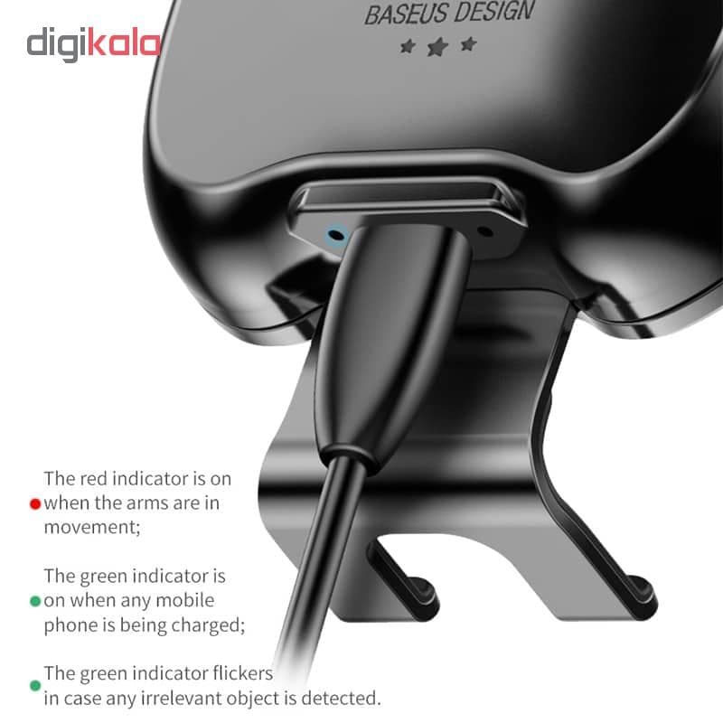 هولدر و شارژر وایرلس بیسوس مدل WXHW03 Light Electric Holder — تصویر ۷