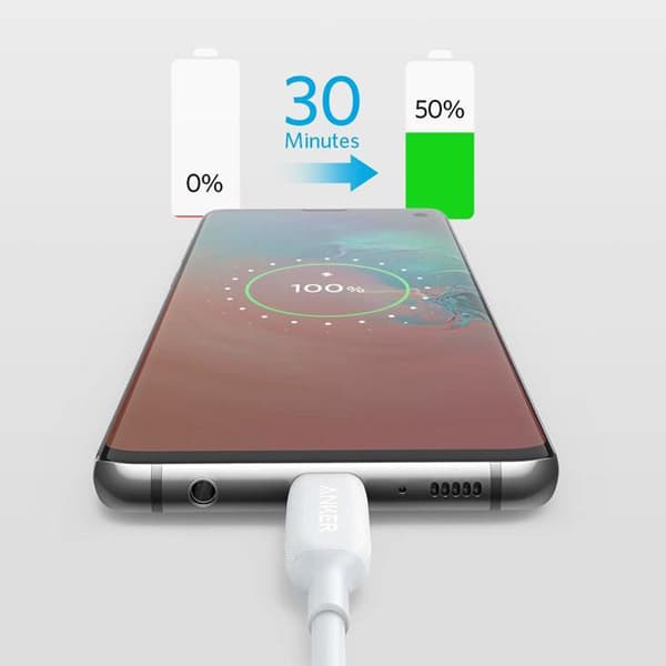 کابل USB-c انکر مدل A8852 طول 0.9 متر — تصویر ۳