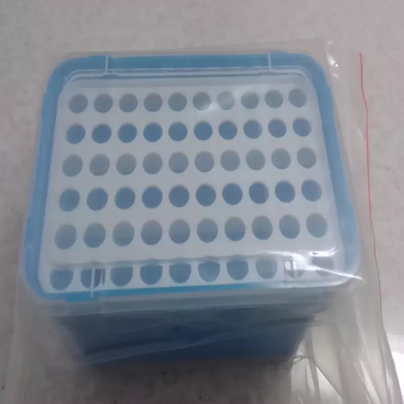 رک سرسمپلر آبی 60 خانه قابل اتوکلاو