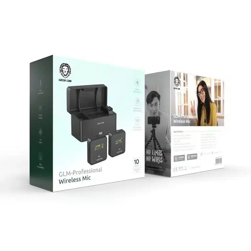 ست میکروفن بی سیم گرین لاین مدل GLM-PROFESSIONAL Wireless Mic — تصویر ۹