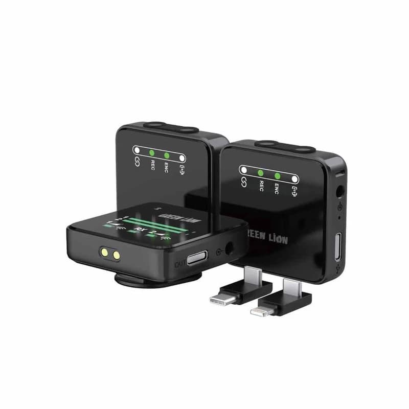 ست میکروفن بی سیم گرین لاین مدل GLM-PROFESSIONAL Wireless Mic — تصویر ۶