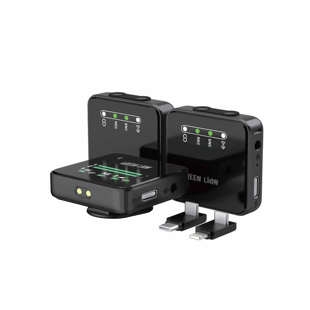 ست میکروفن بی سیم گرین لاین مدل GLM-PROFESSIONAL Wireless Mic — تصویر ۵