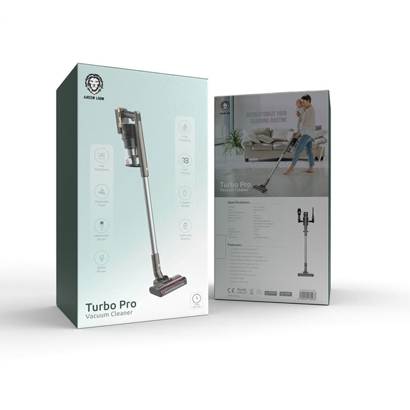 جارو شارژی توربو پرو گرین لاین مدل Turbo Pro Vacuum GN350WCVACBK — تصویر ۴