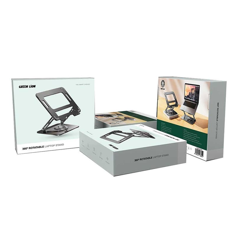 پایه نگهدارنده لپ تاپ گرین لاین مدل GN360LAPSDBK Rotatable 360 — تصویر ۷