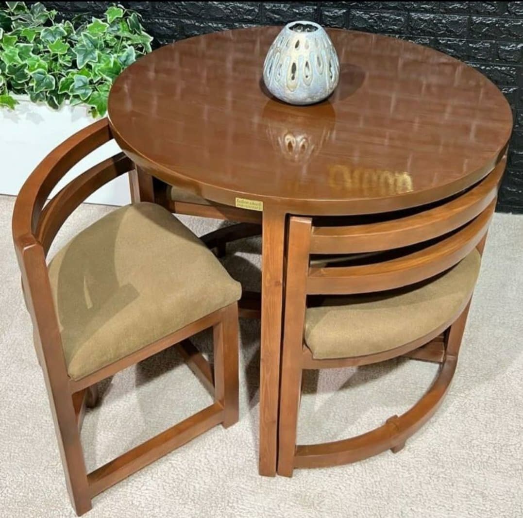میز ناهار خوری ۴ نفره کمجا گرد