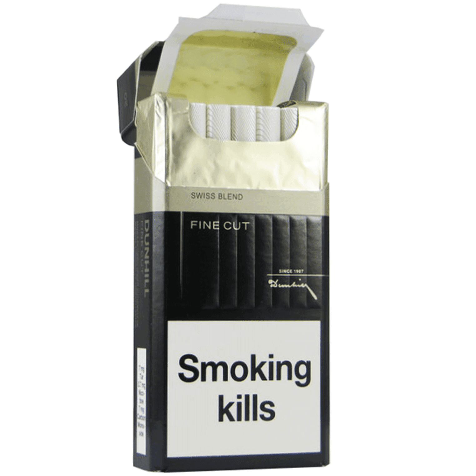 سیگار دانهیل مشکی فاین کات اسموک Dunhill black fine cut smoke — تصویر ۷