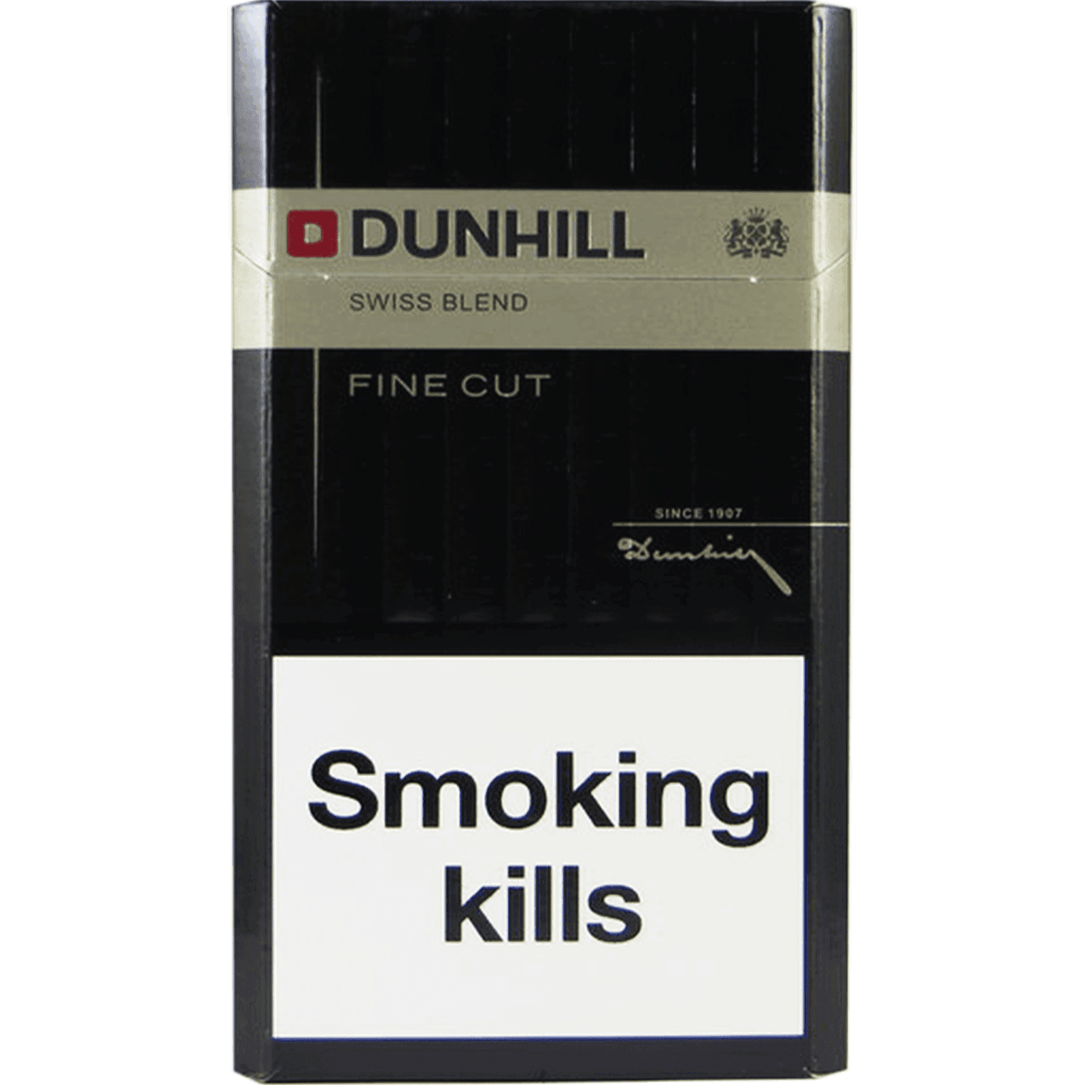 سیگار دانهیل مشکی فاین کات اسموک Dunhill black fine cut smoke