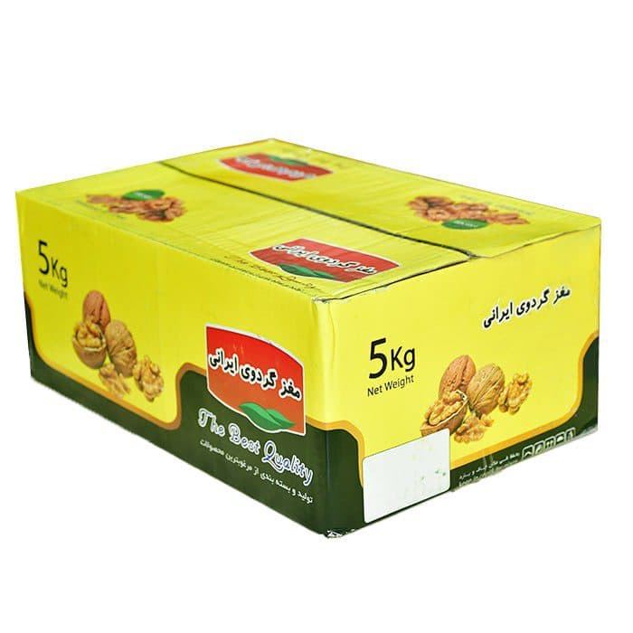 مغزگردو دوپر کارتن 5 کیلویی خالص — تصویر ۳