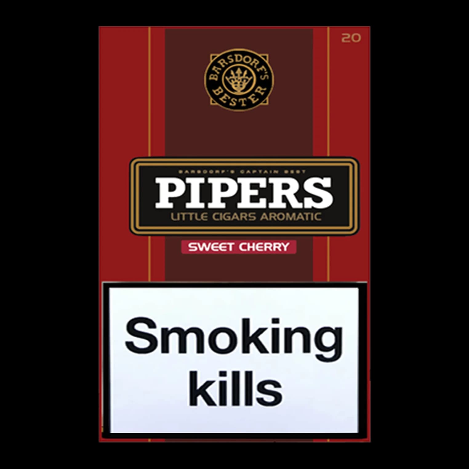 سیگار پیپرز آلبالو Pipers sweet cherry smoke — تصویر ۲