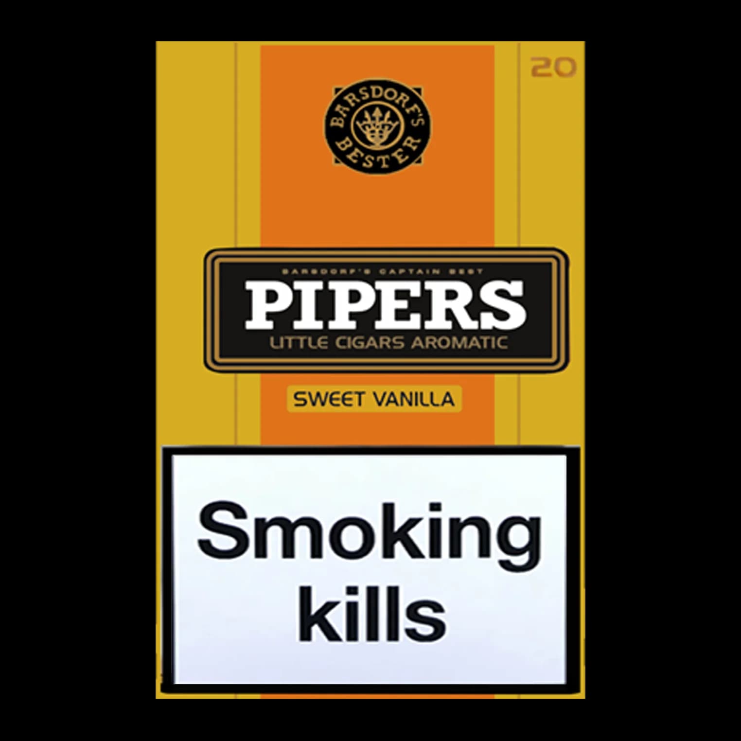 سیگار پیپرز وانیل Pipers sweet vanilla smoke