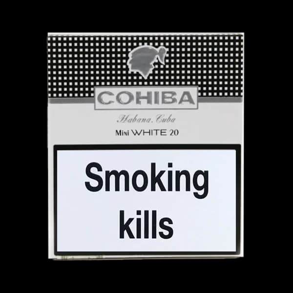 سیگار برگ کوهیبا مینی سفید 20 Cohiba habana cuba mini white cigar — تصویر ۲