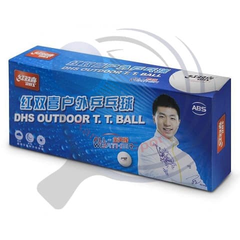 توپ پینگ پنگ دبل هپینس فضای باز DHS Outdoor (10 عددی)