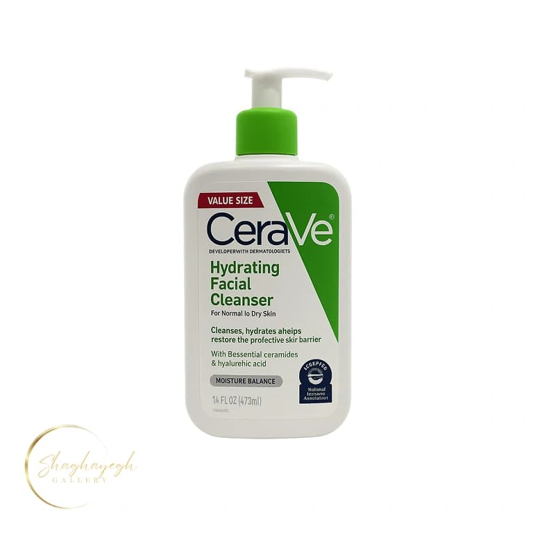 شوینده صورت آبرسان پوست خشک سراوی 473 میل CeraVe Hydrating Facial Cleanser for Dry Skin