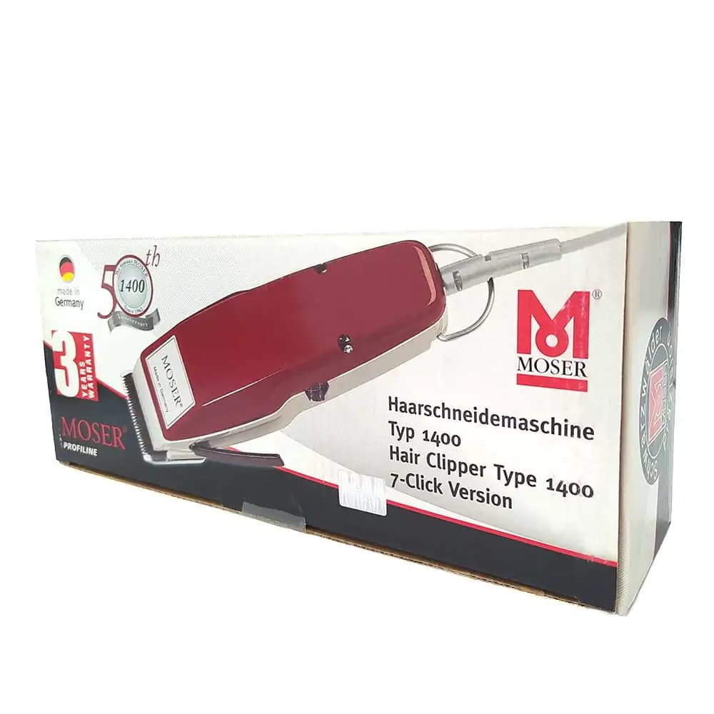ماشین اصلاح موزر | سیم طوسی | ۷دنده ۱۴۰۰ | Hair Clipper 7 click |ساخت آلمان — تصویر ۶