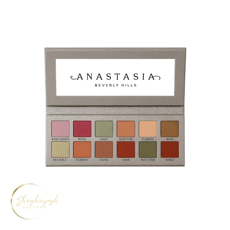 پالت سایه چشم آناستازیا رز متالز Anastasia Beverly Hills Rose Metals Eyeshadow Palette 18g