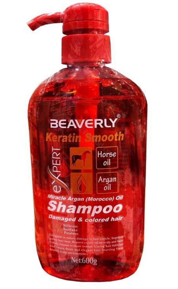 شامپو کراتین بدون سولفات بیورلی Beaverly حجم 600 میل