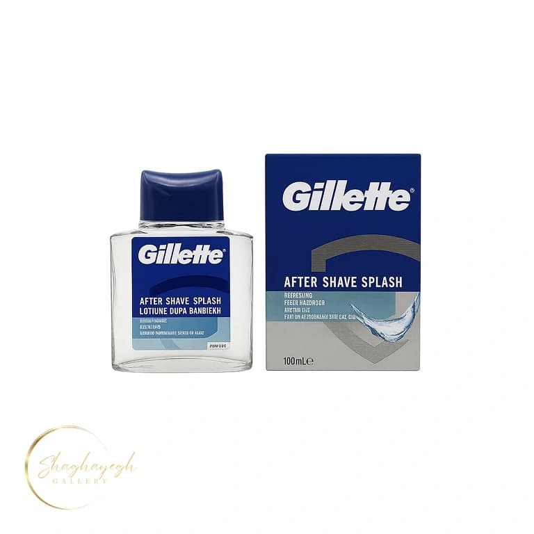افتر شیو ژیلت مدل Refreshing Arctic Ice حجم 100 میلی لیتر Gillette After Shave Splash Refreshing Arctic Ice
