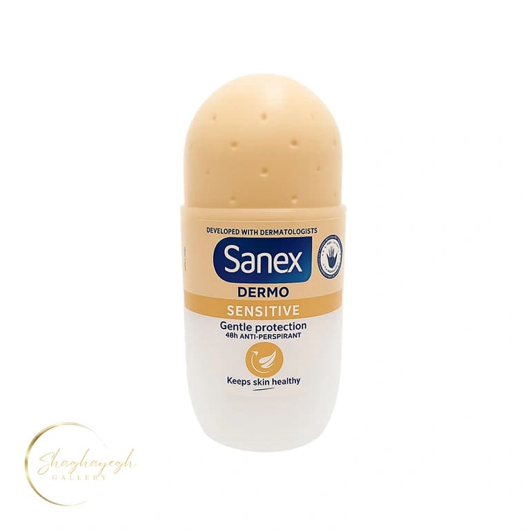مام رول ضدتعریق ضدحساسیت سانکس ۵۰ میل Sanex Dermo Sensitive Roll-On Deodorant — تصویر ۳