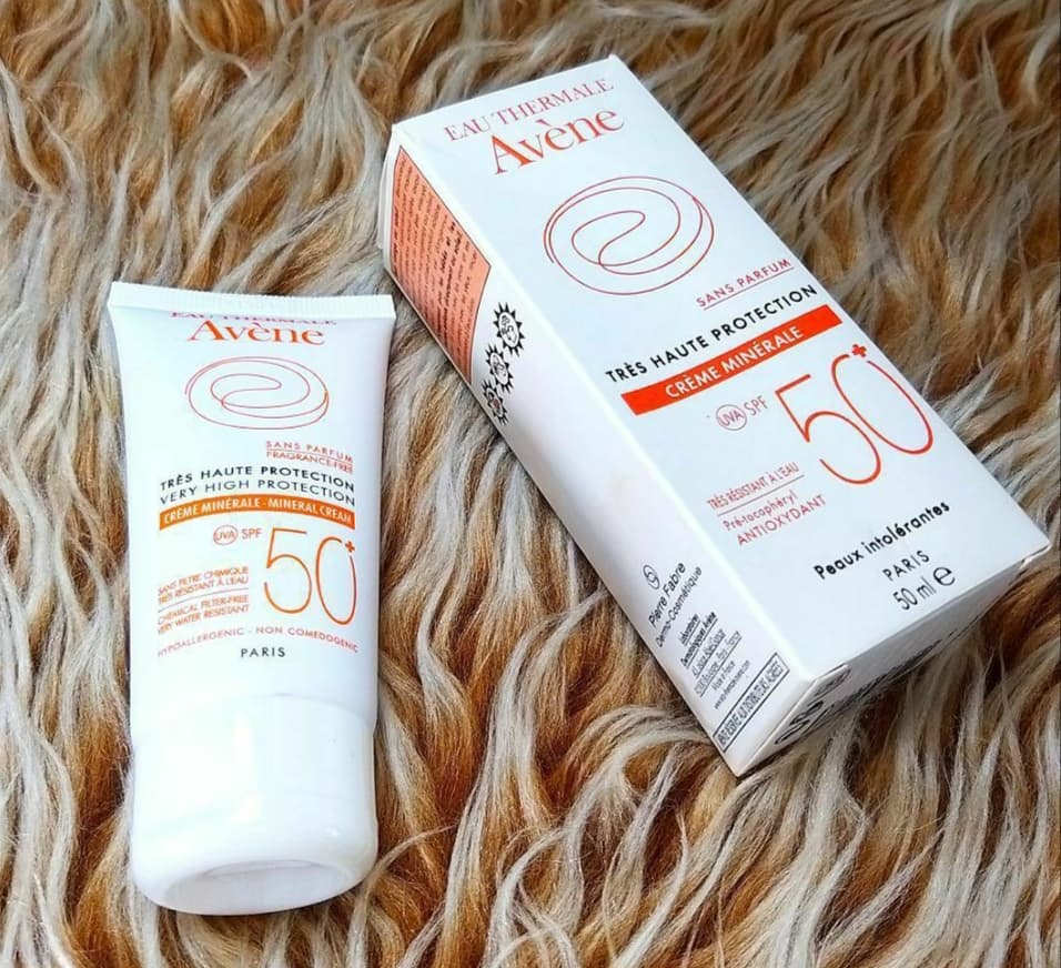 کرم ضد آفتاب رنگی اون Avene مدل CREME MINERALE حجم 50 میل — تصویر ۱۲