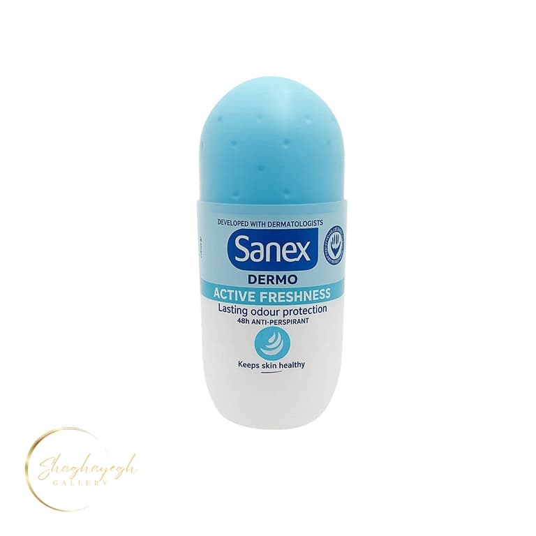 مام رول ضدتعریق شاداب‌کننده فعال سانکس ۵۰ میل Sanex Dermo Active Freshness Roll-On Deodorant — تصویر ۳