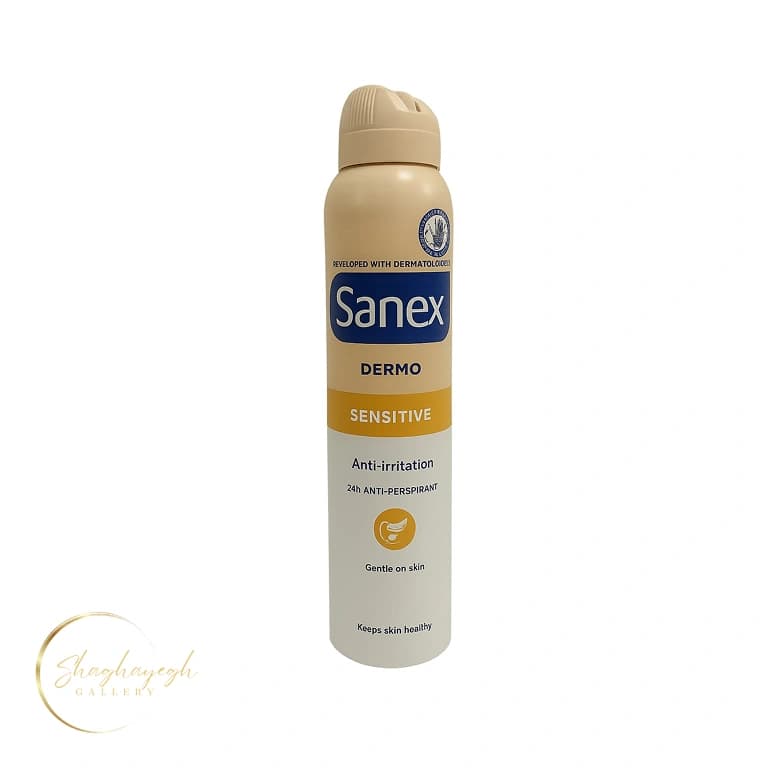 اسپری ضدتعریق 24 ساعته پوست حساس سانکس 200 میل Sanex Dermo Sensitive Anti-irritation 24h Anti-perspirant — تصویر ۲