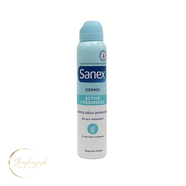 اسپری ضدتعریق 48 ساعته اکتیو فرشنس سانکس 200 میل Sanex Dermo Active Freshness 48h Anti-perspirant