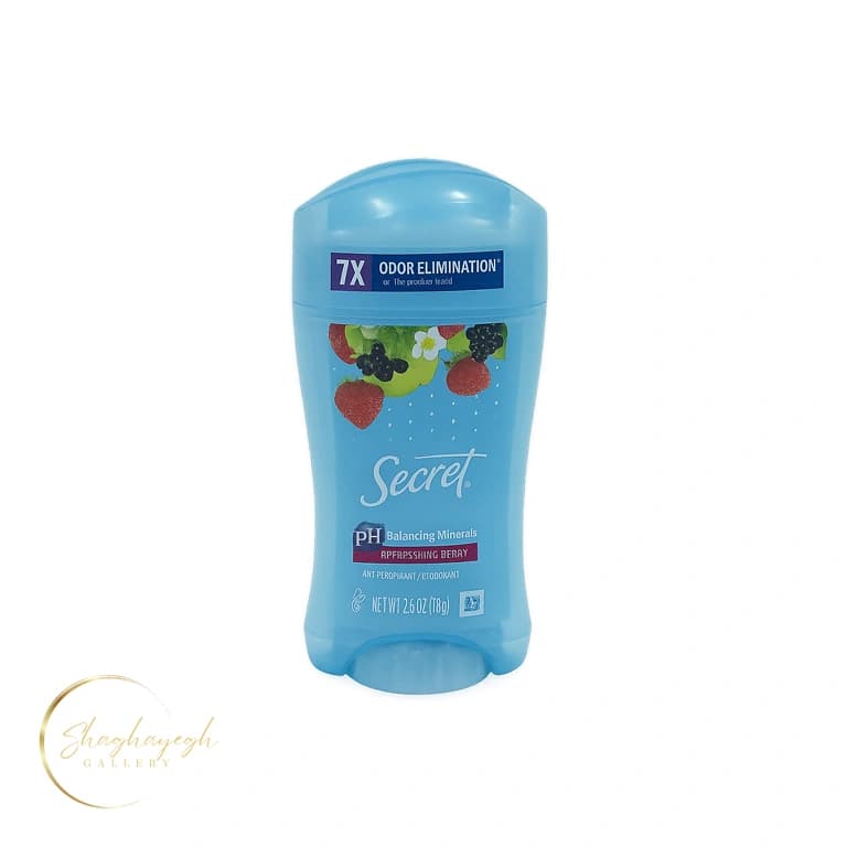 استیک ضدتعریق ژل سکرت ریفرشینگ بری 73 گرم | Secret Refreshing Berry Clear Gel Antiperspirant 73g