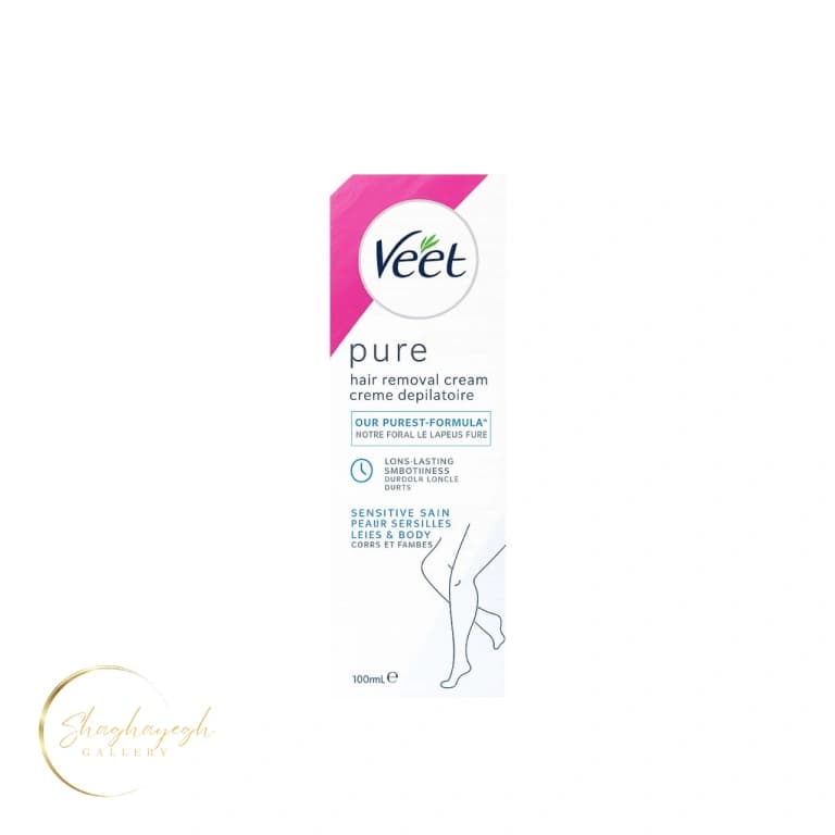 کرم موبر بدن پوست حساس ویت پیور آبی 100 میل Veet Pure Hair Removal Cream Sensitive Skin