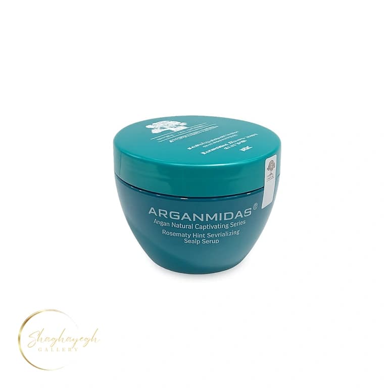 اسکراب کف سر رزماری و نعناع آرگان میداس 300 گرم Arganmidas Rosemary Mint Revitalizing Scalp Scrub