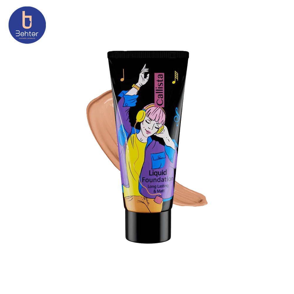 کرم پودر لانگ لستینگ و مات کالیستا ام15 Callista Long-lasting Matte Foundation M15