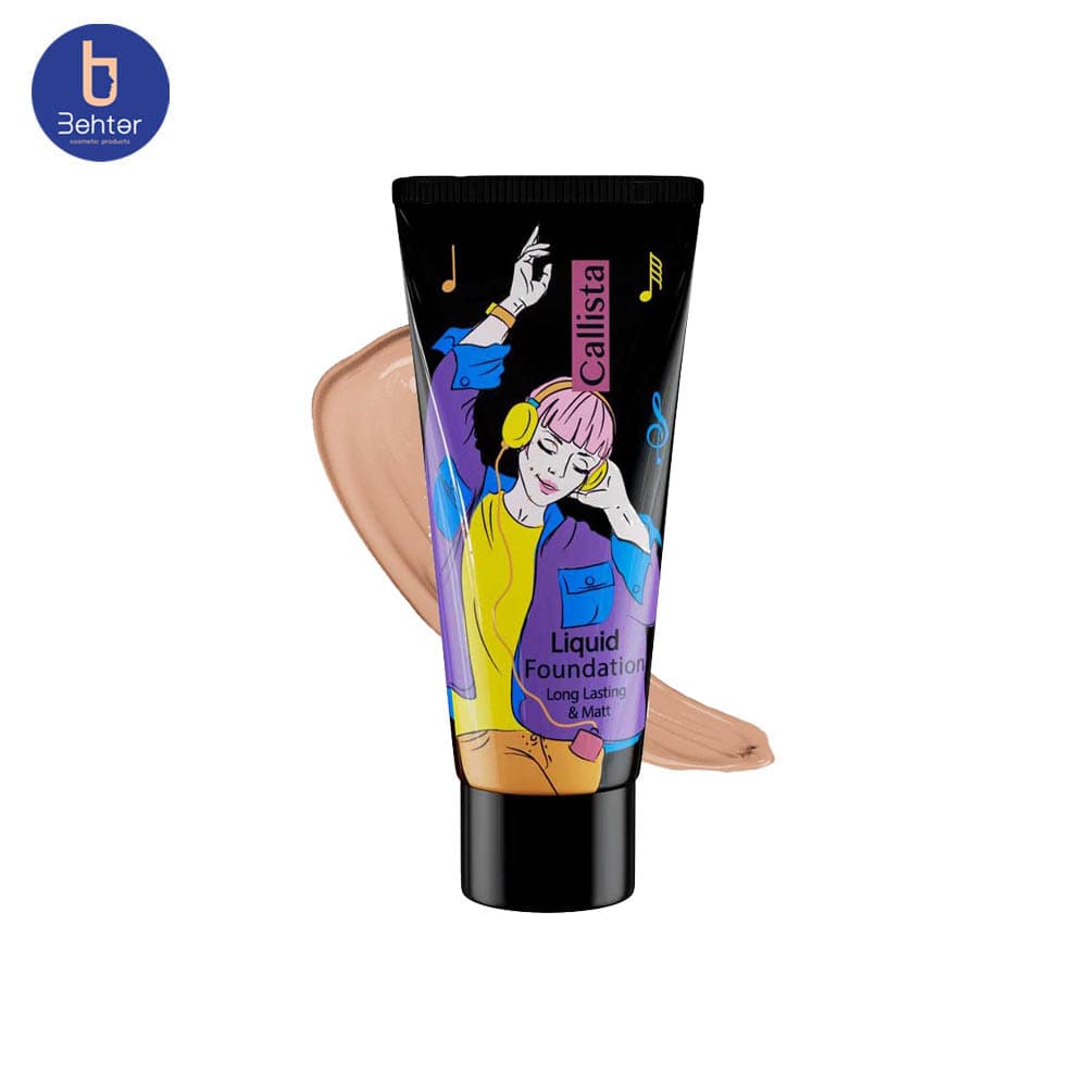 کرم پودر لانگ لستینگ و مات کالیستا ام12 Callista Long-lasting Matte Foundation M12