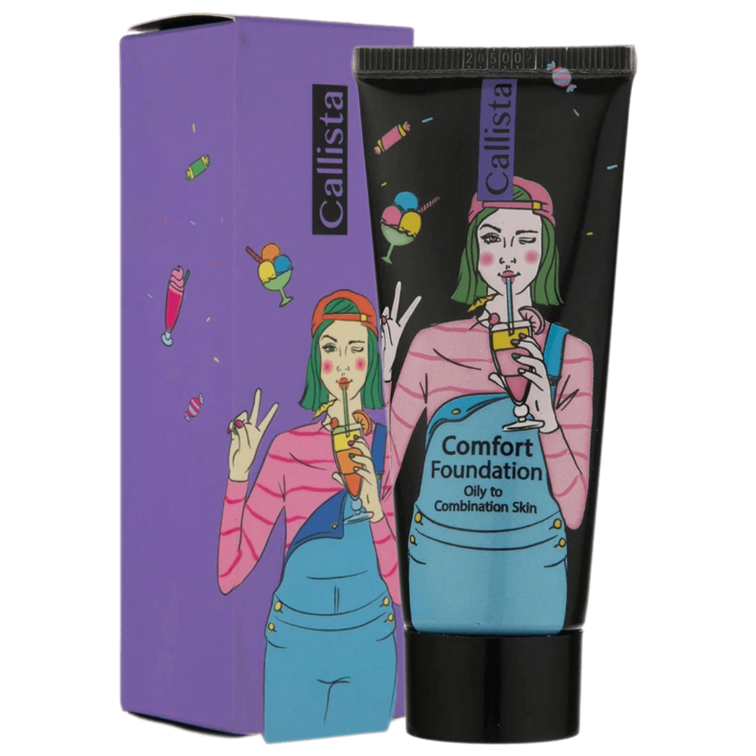 کرم پودر کامفورت کالیستا ال02 Callista Comfort Foundation L02 — تصویر ۶