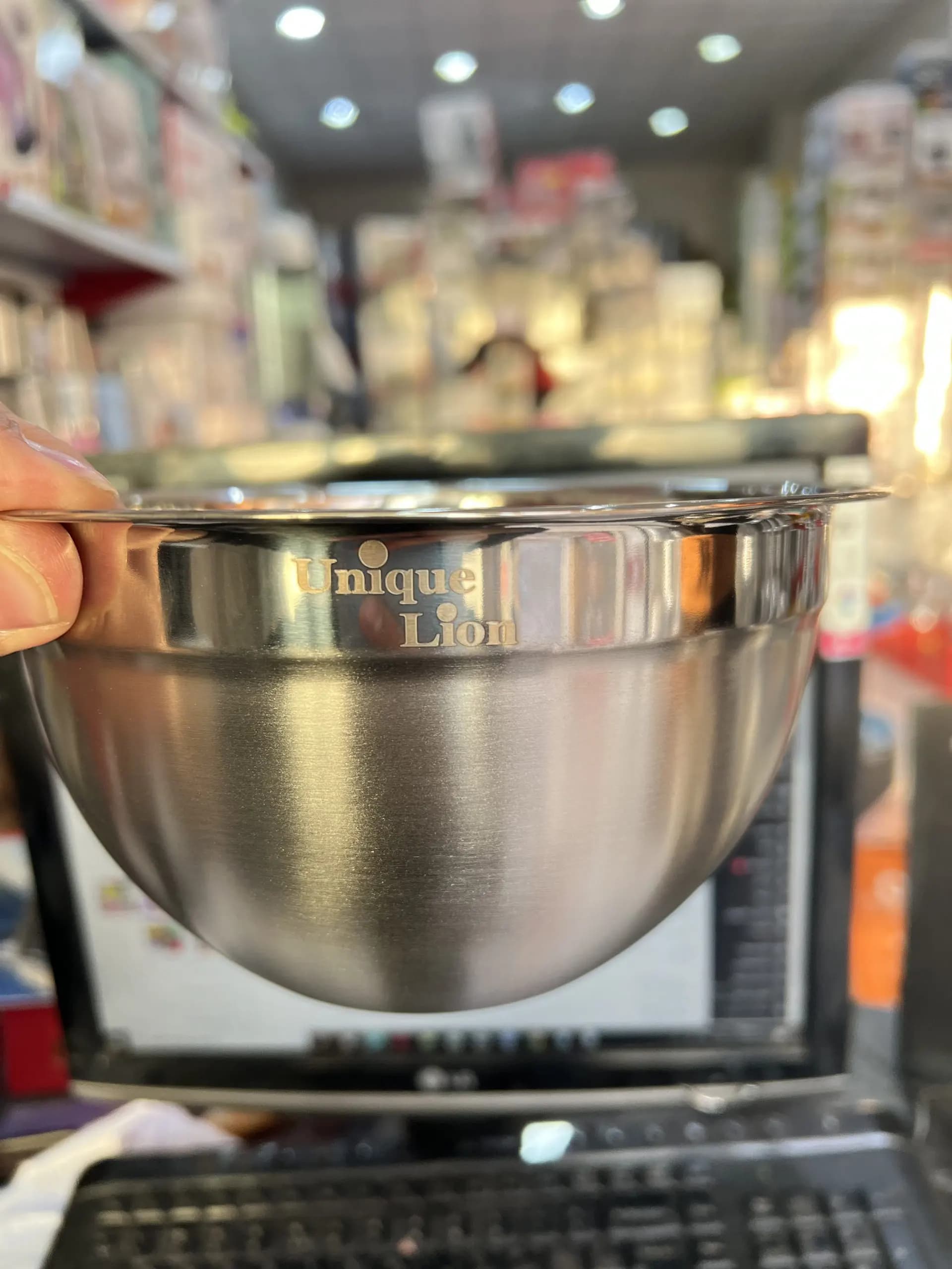 سرویس لگن استیل 10 پارچه درب دار یونیک لیون (Unique Lion) درب ژله‌ای — تصویر ۱۱