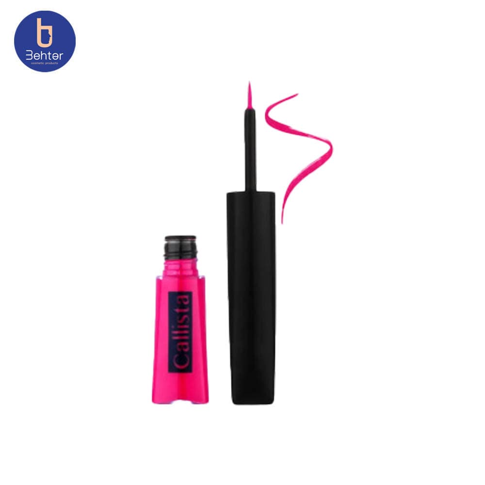 خط چشم رنگی یوفوریا کالیستا شماره6 سرخابی Callista Colored Eyeliner No6 magenta
