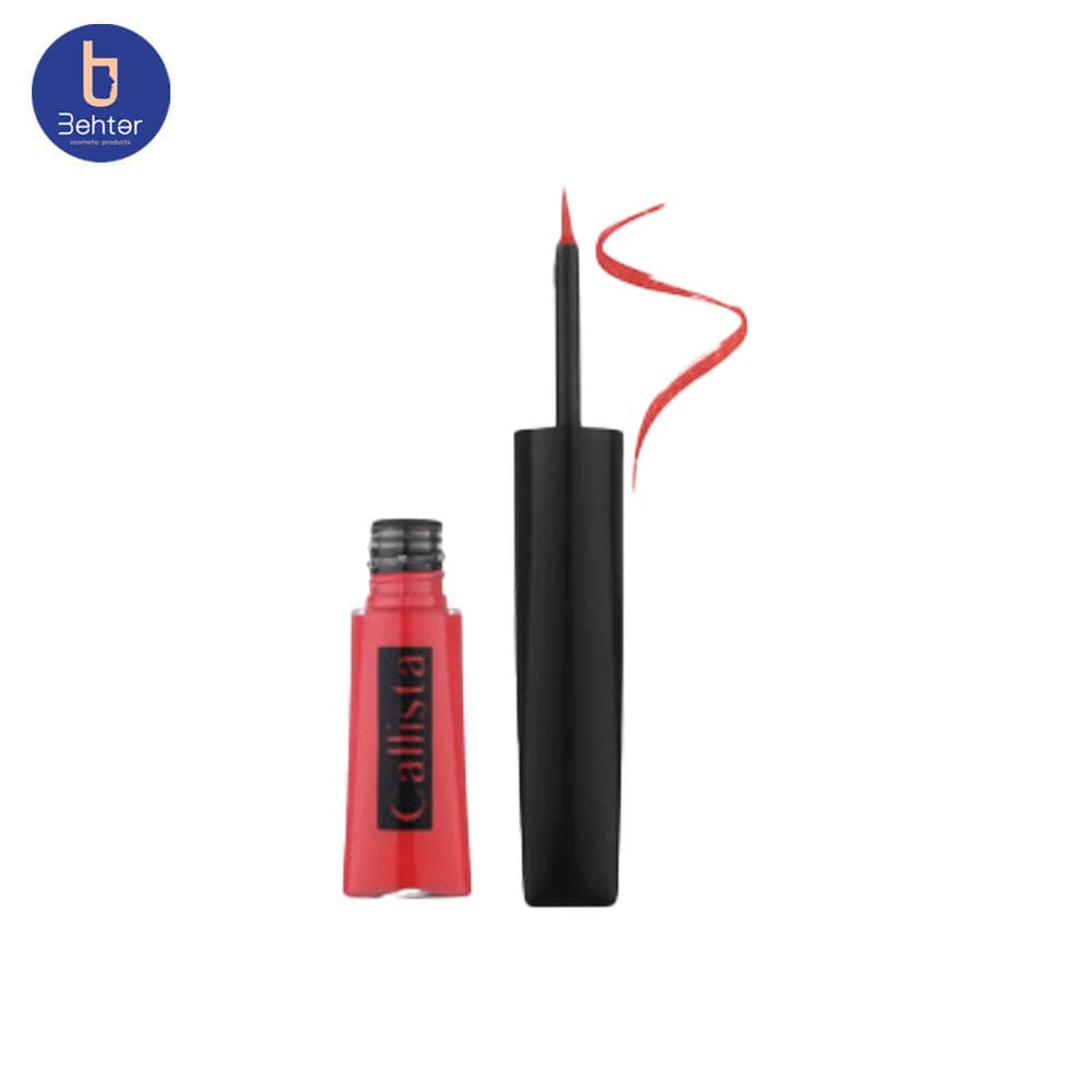 خط چشم رنگی یوفوریا کالیستا شماره3 هلویی Callista Colored Eyeliner No3 peach