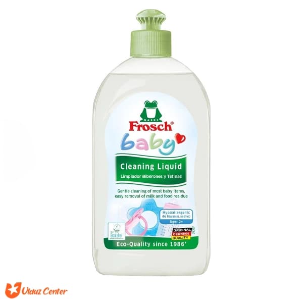 مایع استریل و ضد عفونی کننده ظروف کودک Frosch حجم 500 میل — تصویر ۳