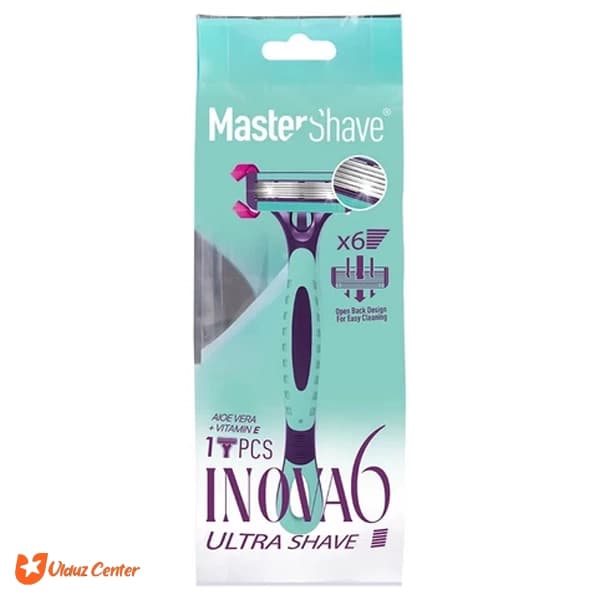 خودتراش شش تیغه Master Shave مدل Inova6 بسته 3 عددی — تصویر ۳
