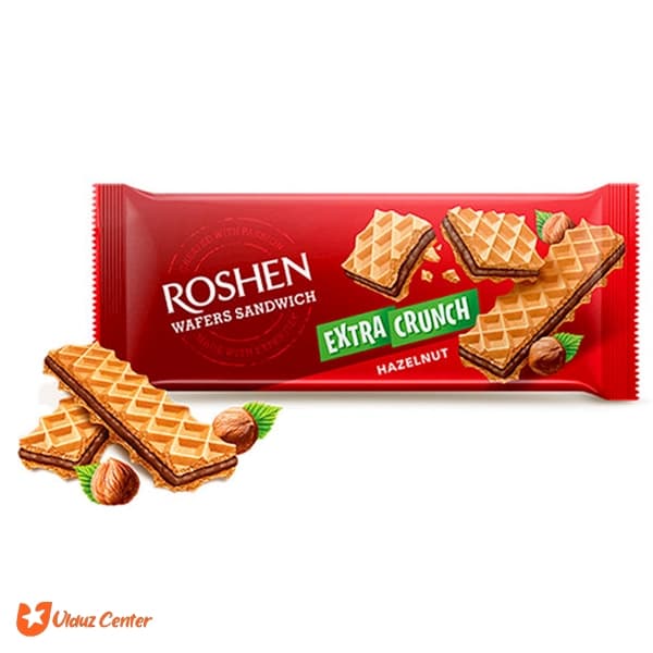 ویفر ساندویچی روشن مدل Extra Crunch با طعم فندق 142 گرم — تصویر ۳