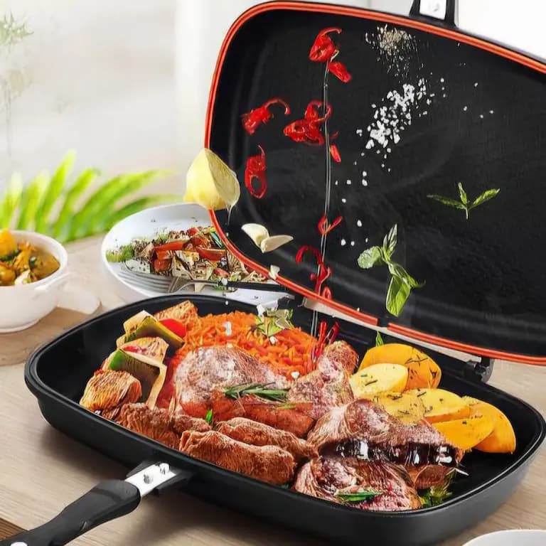تابه رژیمی دو طرفه دسینی Dessini سایز 36 — تصویر ۲