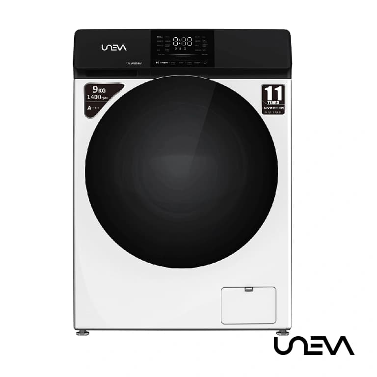 ماشین لباسشویی 9 کیلوگرم یونیوا مدل UN-WMS9 رنگ سفید
