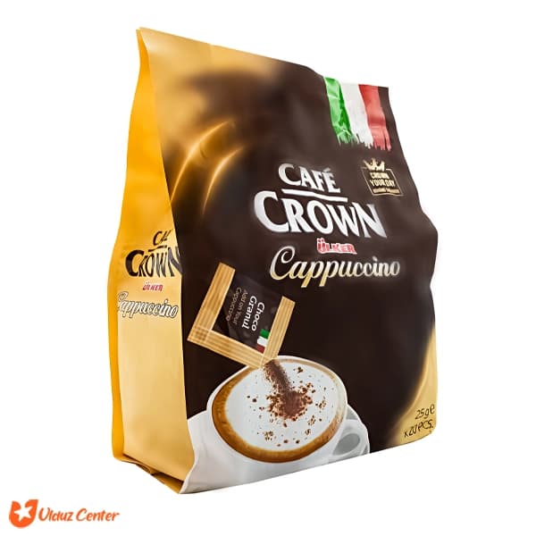 کاپوچینو اولکر کافه کراون همراه پودر کاکائو 20 عددی